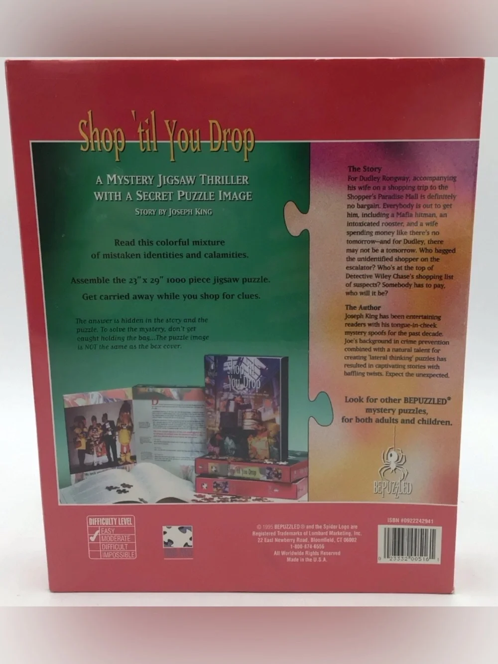 Vtg Be Puzzled Shop Til' You Drop Mystery Puzzle Game New Sealed